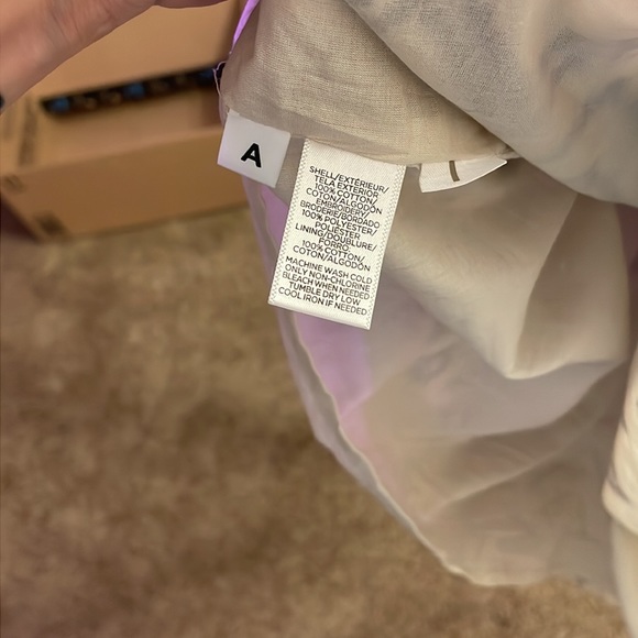 🛍️EUC LOFT embroidered Mini Dress w/ tie belt Sz.4 293 - Picture 6 of 6